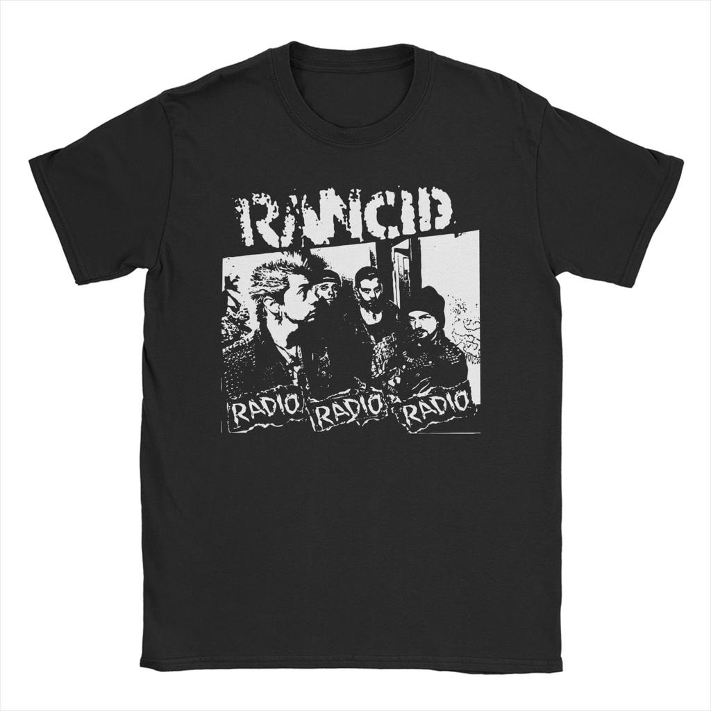 Rancid All Members Music T-Shirt Unisex Women Casual Pure Cotton Tee Shirt Round Collar Short Sleeve T Shirts Gift Idea Tops
