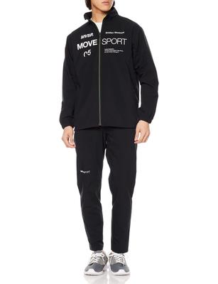 Комплект верха и низа Cross Jersey Descente, водоотталкивающий, легкий, эластичный, тренировочный BK XO [Move Sports] [EC Limited] для мужчин