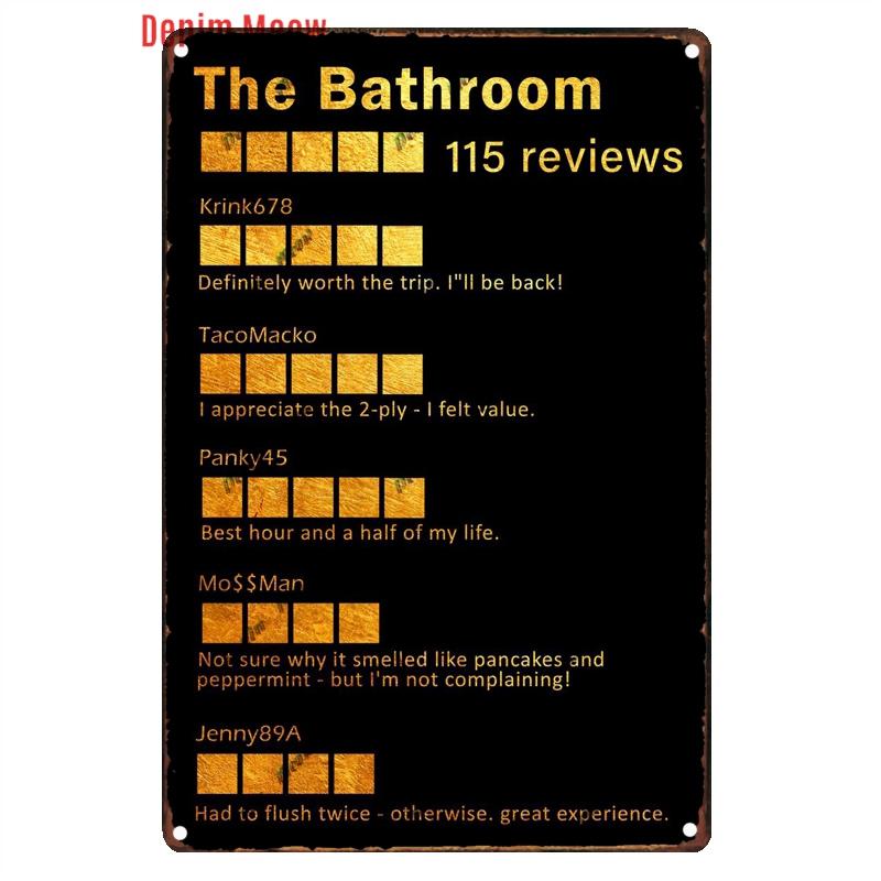 Смешная персонализированная туалетная комната, металлические жестяные таблички, винтажная табличка для туалета, настенное искусство в туалете, декор ванной комнаты, таблички для туалета, WY156