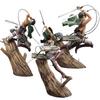 Attack On Titan Anime Figure Mikasa Ackerman Action Figure Shingeki No Kyojin Levi Ackerman Figurine Model Doll Toy