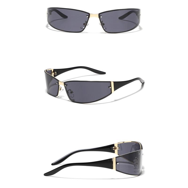 Металлические солнцезащитные очки Летняя мода Защита от ультрафиолета Стильные прочные легкие удобные