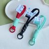 Colorful Braided Rope Strap Lanyard Keychain For Phone Case Women Anti Lost Car Key Chains Bag Hanging Accessories Keyring