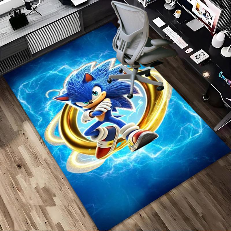 Sonic Living Room Nonslip Area Rug Soft Carpet For Bedroom Game Playroom Sofa Office Home Decor Doormat Christmas Gift C922471