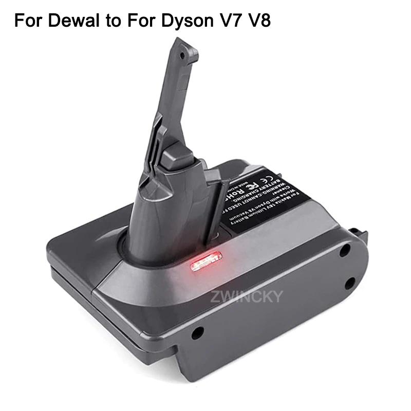 Battery Converter Adapter For Makita/Dewal/Milwaukee/Bosch/Ryobi 18V Li-ion Battery To For Dyson V6 V7 V8 Animal Vacuum Cleaner