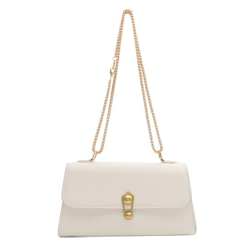 Красная винтажная сумка через плечо для женщин, простые переносные сумки, маленькие квадратные сумки, прочная цепочка, сумка через плечо, модная текстура, французская ниша, новая