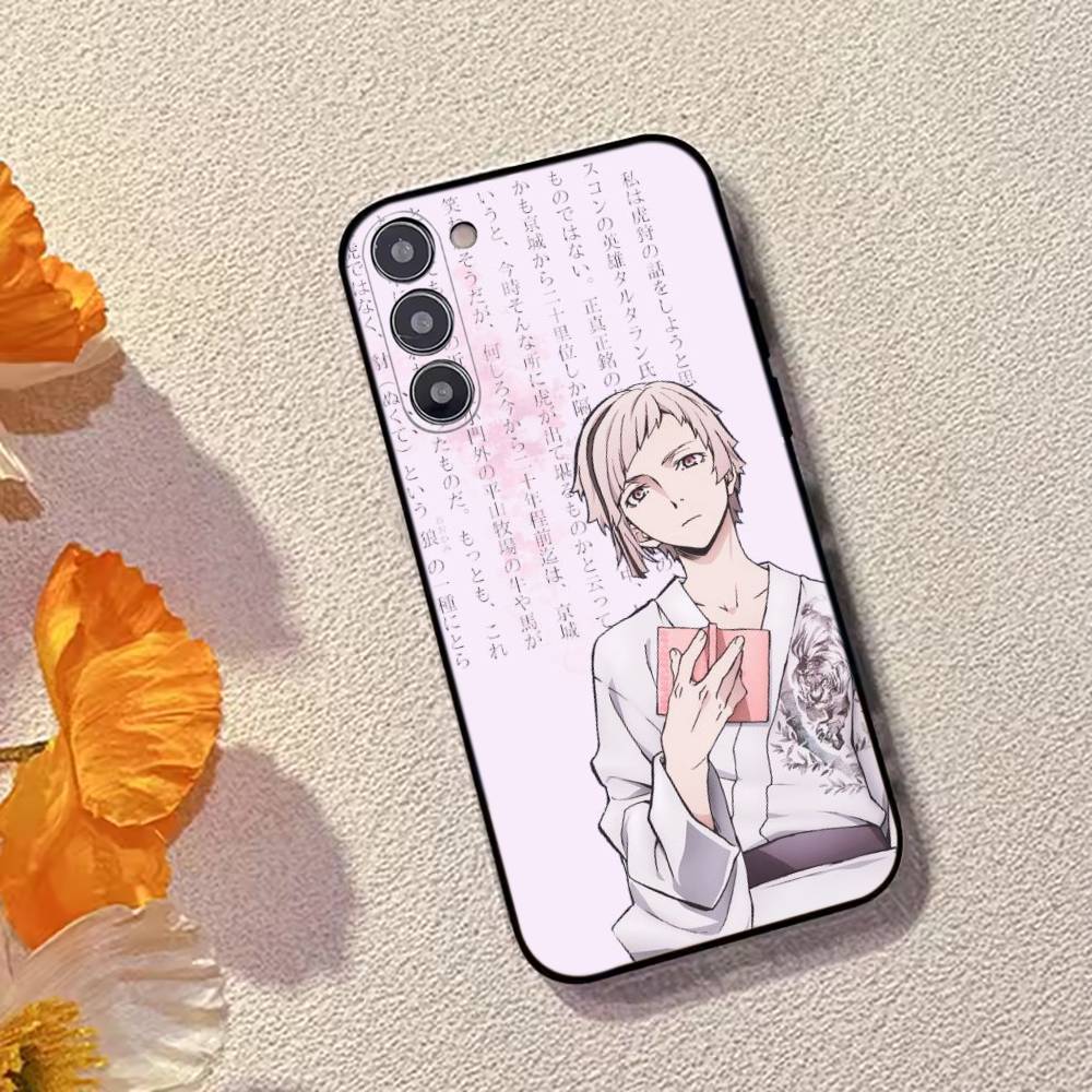 Чехол для телефона Bungo Stray Dogs Накадзима Ацуси для Samsung Galaxy A73, A72, A71, A70, A53, A52, A51, Другие Мягкий Черный Чехол