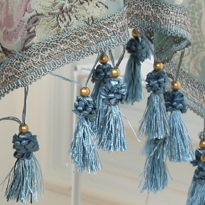 Роскошная круглая скатерть в европейском стиле с кисточкой, вышитая крышка стола для свадебного декора, рождественская круглая скатерть