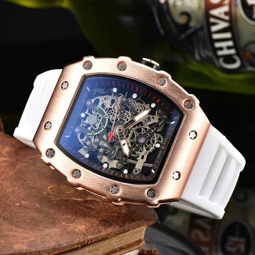 Самые продаваемые новые мужские часы Richard Skeleton Barrel Sport