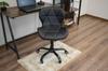 NOTO eco-leather swivel chair - black