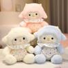 Floral Dress Little Lamb Plush Pillow - Goodnight Series Sheep Doll Stuffed Toy