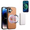 Магнитный держатель для карт и подставка-чехол Denior для iPhone 17 Pro Max, совместим с 16 Pro.