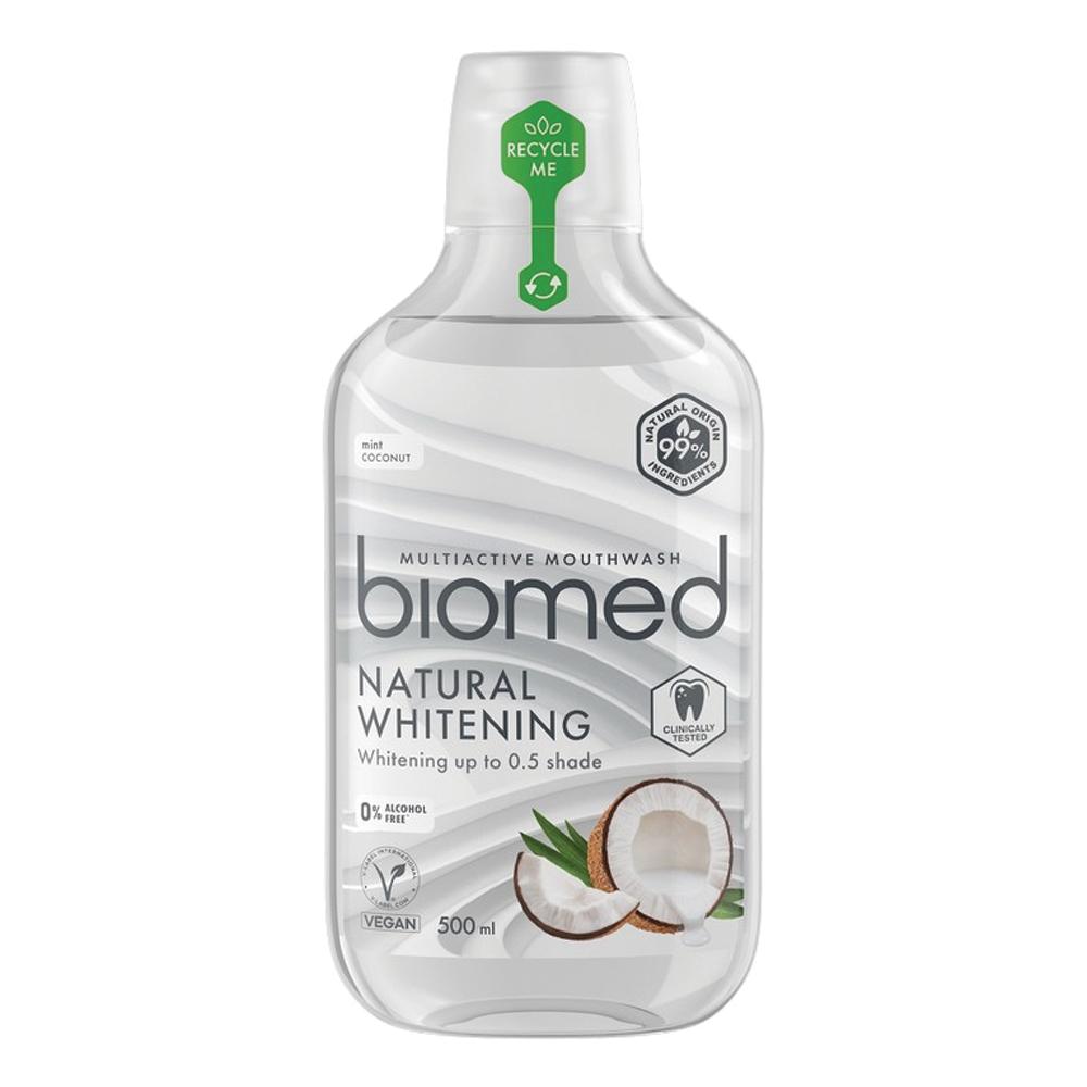 Płyn do płukania ust Biomed Natural Whitening naturalne wybielanie 500 ml