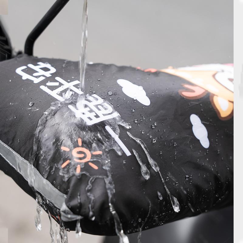 Зимние мотоциклетные муфты на руль Защитные Мотоциклетные Скутерные Толстые Теплые Муфты на Ручки Руля Дождестойкие Утеплители Мультяшные Перчатки