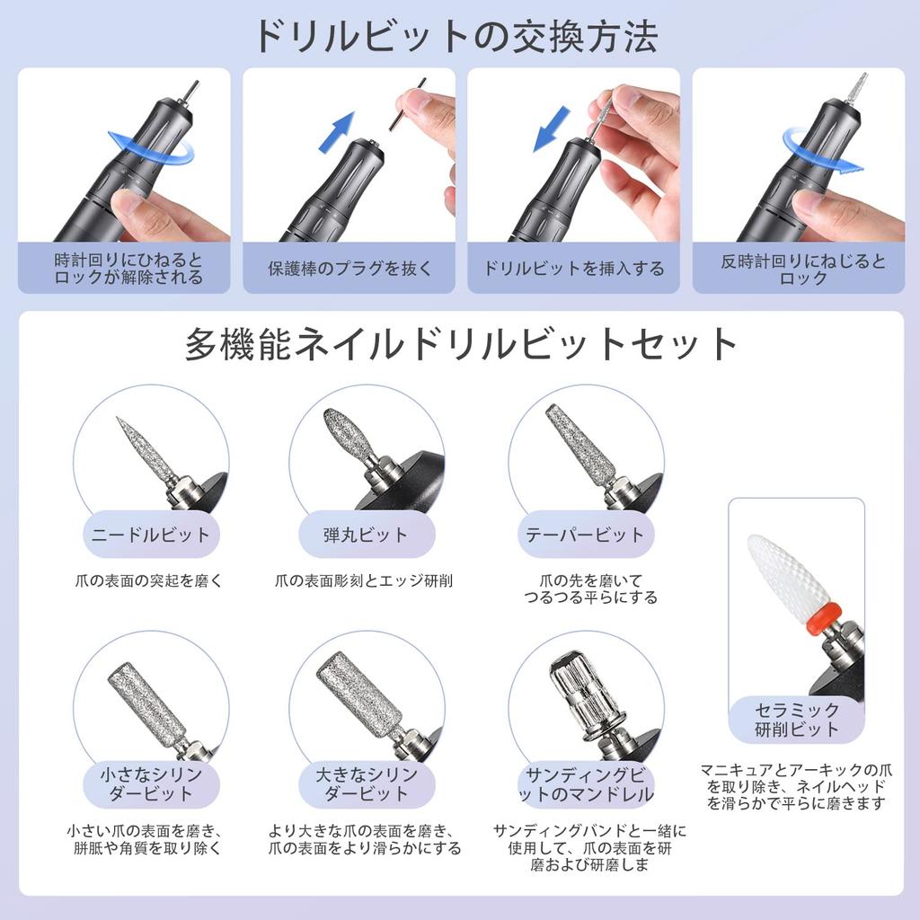 CGBE Машинка для ногтей электрическая машинка для ногтей пилочка для полировки ногтей полировка ногтей обработка кутикулы отшелушивающая машинка для ногтей профессиональная вращение 30000 об/мин