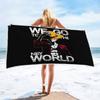Anime Character Printed Square Microfiber Beach Towel Quick Dry Bath Towel For Shower Swimming