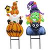 Металлический гном тыква садовые колышки украшение осенняя тыква садовые колышки гном ведьма осенняя тыква украшения на Хэллоуин