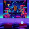 Magical DJ Wizard Tapestry - Perfect for Home Décor, Adding a Touch of Fantasy and Vibrant Color to Your Living Space