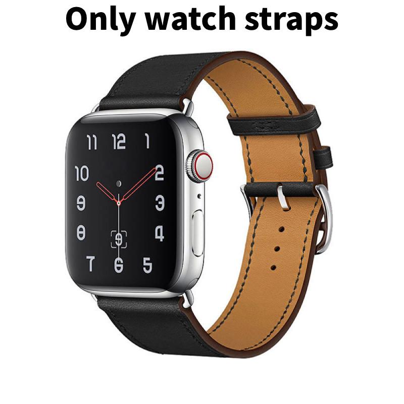 Кожаный ремешок для Apple Watch одинарный петлевой плетеный ремешок из натуральной кожи для моделей 38 мм и 42 мм