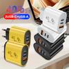 3Ports USB 2Type C Charger Fast Charging Talr Charger Quick Charge for Iphone Samsung Xiaomi Mobile Phone Adapter