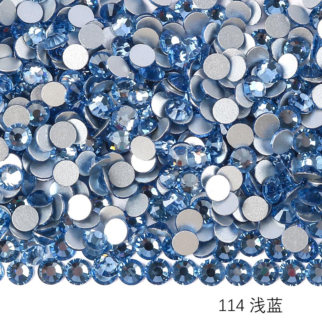 Круглый стеклянный страз DIY маникюр бриллиантовая ювелирка, наклейка-дрель для аксессуаров чехла мобильного телефона, хрустальное стекло плоское дно имитация бриллианта