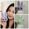 Soft Halloween Plushie Fluffy Stitched Bunny Quirky Doll Gothic Rabbit  Cosplayers