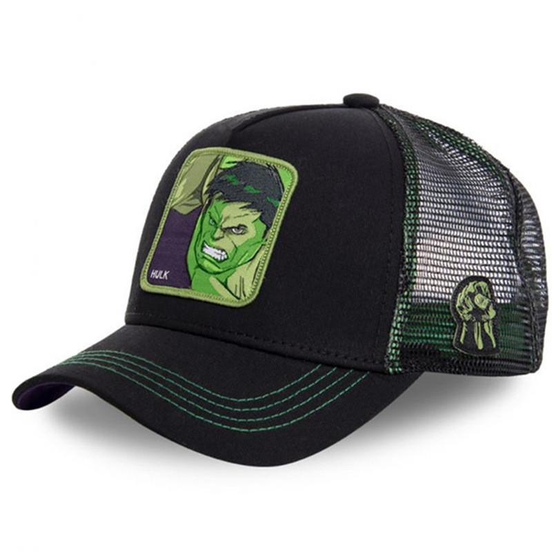 Marvel Spiderman Embroidered Cotton Cap With Sunshade And Ventilation For Daily Use