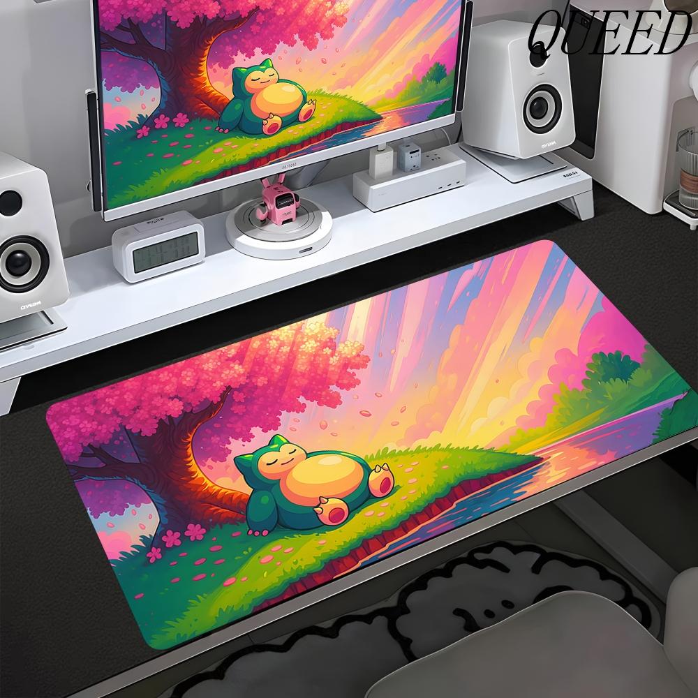 XXL Mouse Pad Pc Keyboard Mouse Desk Mat Large Gamer PPokemons Cartoon Rubber Carpet Computer Gaming Accessories HD Mousepad