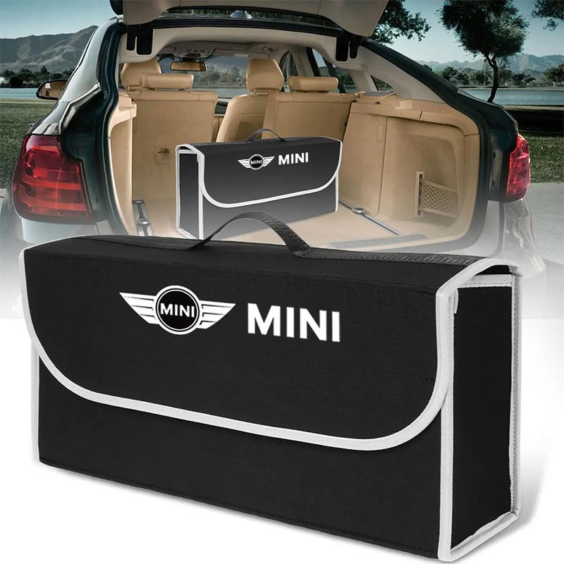 High-capacity Felt Cloth Car Trunk Storage Box Accessories For MINI WORKS One Cooper JCW R60 R59 R58 R57 R56 R55 R53 R52 F55 F56