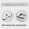 For A B C E G S ML SL CL GLA CLA Class 4MATIC 4 MATIC Trunk Chrome Matte Black Letters Emblem Badge Sticker