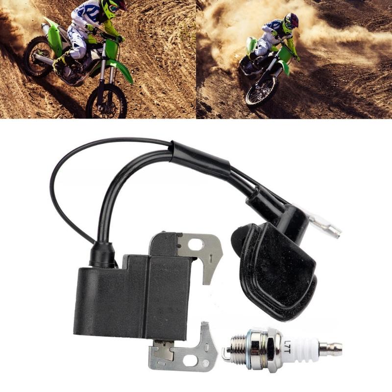 Для 47CC 49CC 2-тактный мини-квадроцикл, карманный велосипед для грязи, высокая производительность, катушка зажигания двигателя, свеча зажигания, максимальная выходная мощность