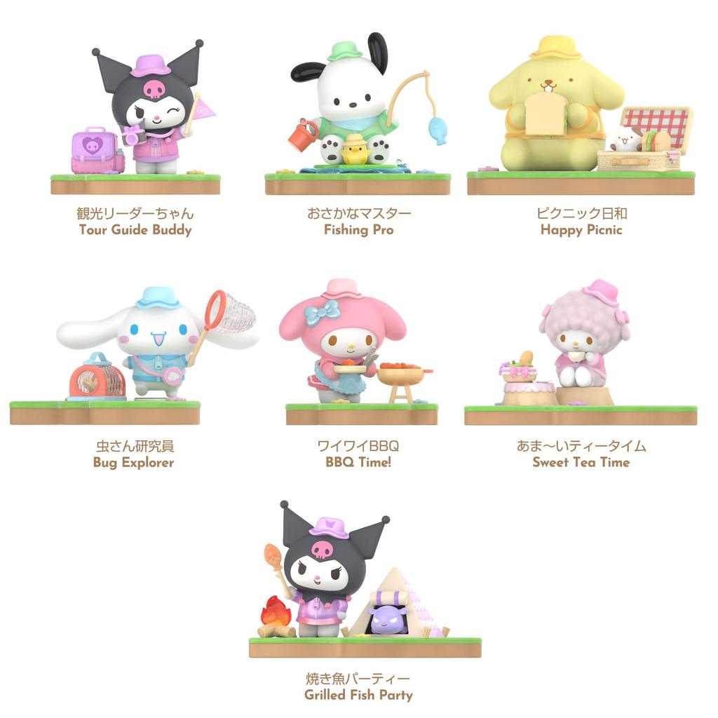 TOP TOY Sanrio Characters Sweet Candy Series Box 6 Gachapon Blind Box Figure Soft Vinyl PVC Premium Toy Birthday Present Christmas Gift [Assorted