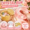 Прозрачная Кристальная Булочка Сквиши Игрушка для Снятия Стресса Медленно Возвращающаяся Сжимаемая Фиджет-Игрушка с Имитацией Пароварки для Снятия Тревоги