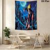 Naruto Wall Tapestry Art Tapestry Wallmounted Background Cloth Wall Covering Decoration Christmas Gift Background Wall Hanging Cloth