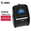 Портативный Bluetooth WiFi принтер этикеток Zebra ZR668 PLUS, китайская вилка (адаптер в комплекте)
