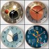 Multiple Sizes Fashion Wall Clock Creative Brand Silent Timepiece For Children Sitting Living Room Bedroom Kitchen Home Decor