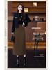 Luxurious Woolen A-Line High-Waisted Skirt - Women's Autumn/Winter 2025 Collection