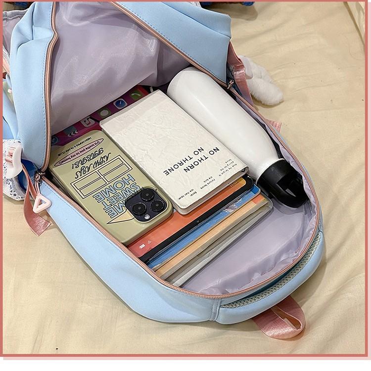 Школьный рюкзак японский ins pain bag, высокая стоимость, свежий и сладкий, дизайн с контрастными цветами, рюкзак, легкий и вместительный школьный рюкзак для ученика