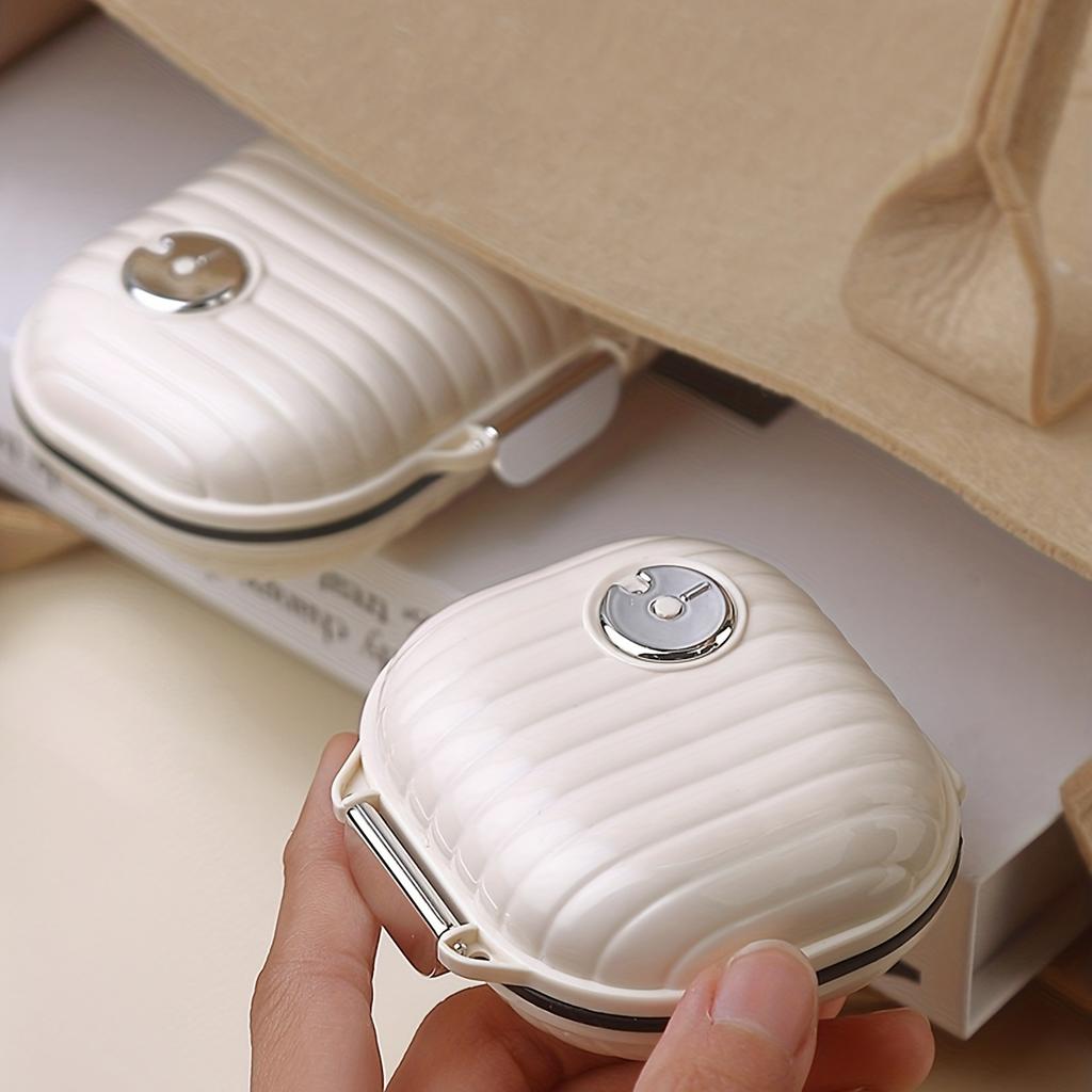 Portable Seven-Day Pill Box Organizer - Compact Travel Storage with 7 Grid Sub-Packaging, Sealed and Easy-to-Use Design for Medication Management