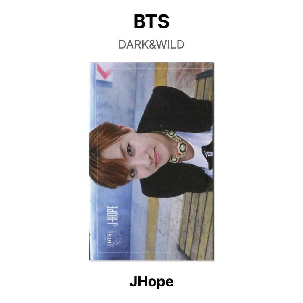 BTS Официальная фотокарточка DARK&WILD