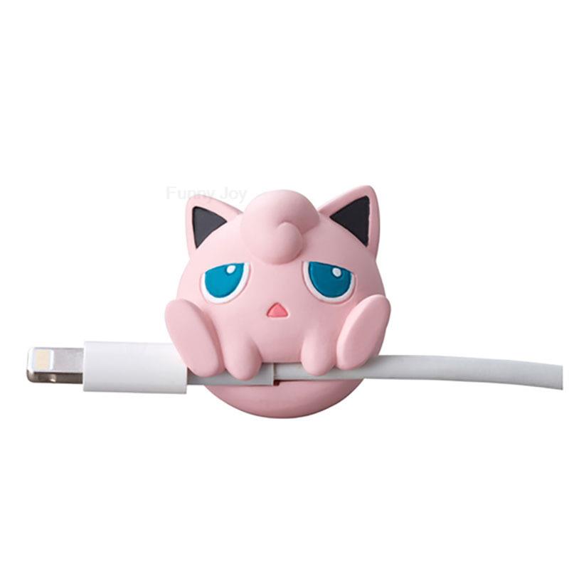 Горячая Аниме Фигурка USB Защитный Чехол Кабельный Защитник Пикачу Чашка Питомцы Иви Куклы Мяу Jigglypuff Аксессуары Игрушка Подарок