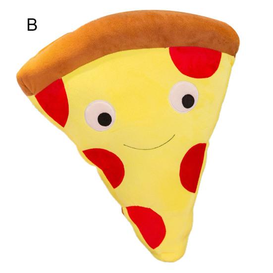 Cartoon Simulation Pizza French Fries Design Sofa Pillow Stuffed Plush Doll