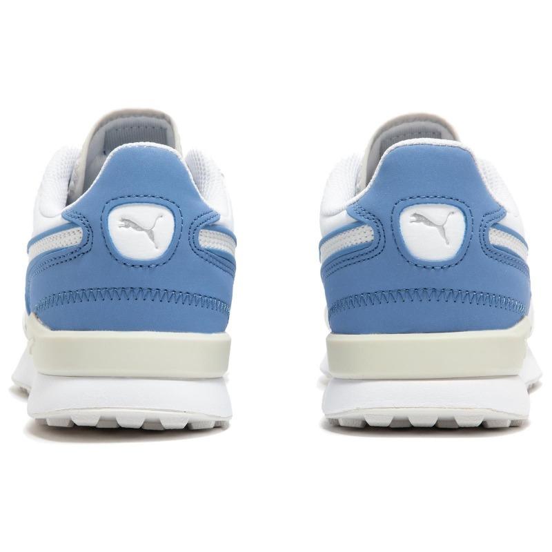 PUMA Dista Runner Men Cushioned Wear resistant Low Top Running Shoes White Blue 384665-09