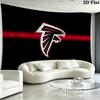 Atlanta Falcons Logo Wall Tapestry Aesthetic Wall Hanging Printed Fabric Blanket Decorative Tapestries for Bedroom Living Room Home Decor