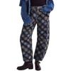 High Street Printed Faux Jeans Loose Wide Leg Vintage Couple Long Pants