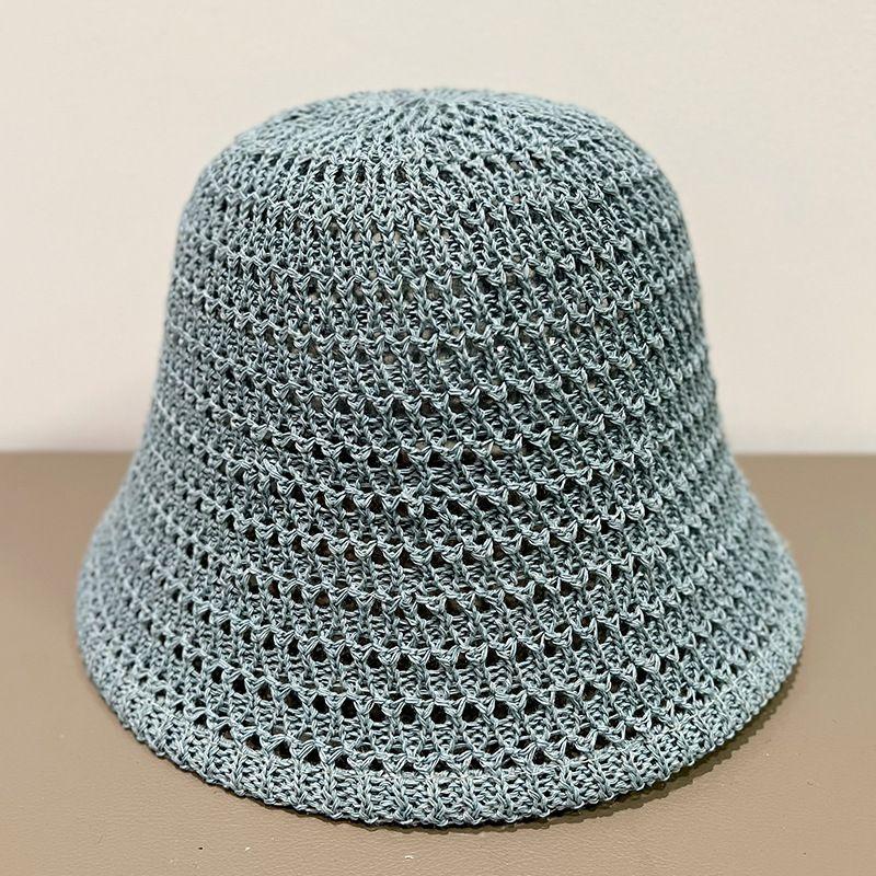 Дышащая полая шляпа-ведро, тонкая шляпа-ведро, женская складная шляпа