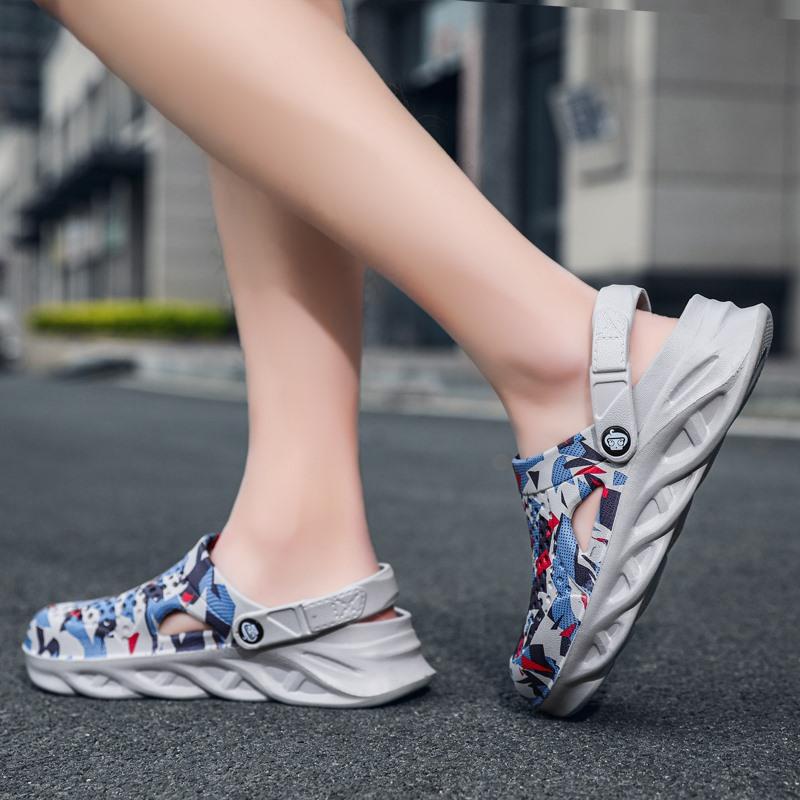 Сандалии мужские летние повседневные пляжные туфли сабо полутапочки