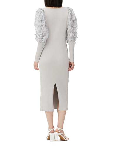 Трикотажное платье Jill by Jill Stuart с прозрачными рукавами-фонариками, цвет, эксклюзивный для веб-магазина: бежевый