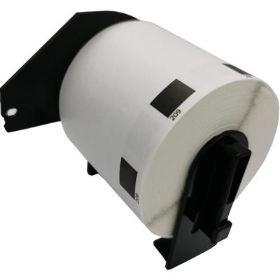 Термобумага Brother DK-11209 серии QL, 29x62 мм, 800 листов/рулон с держателем