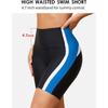 Charmleaks женские шорты для плавания с высокой талией, быстросохнущие пляжные шорты UPF 50+, купальник, плавки для купального костюма