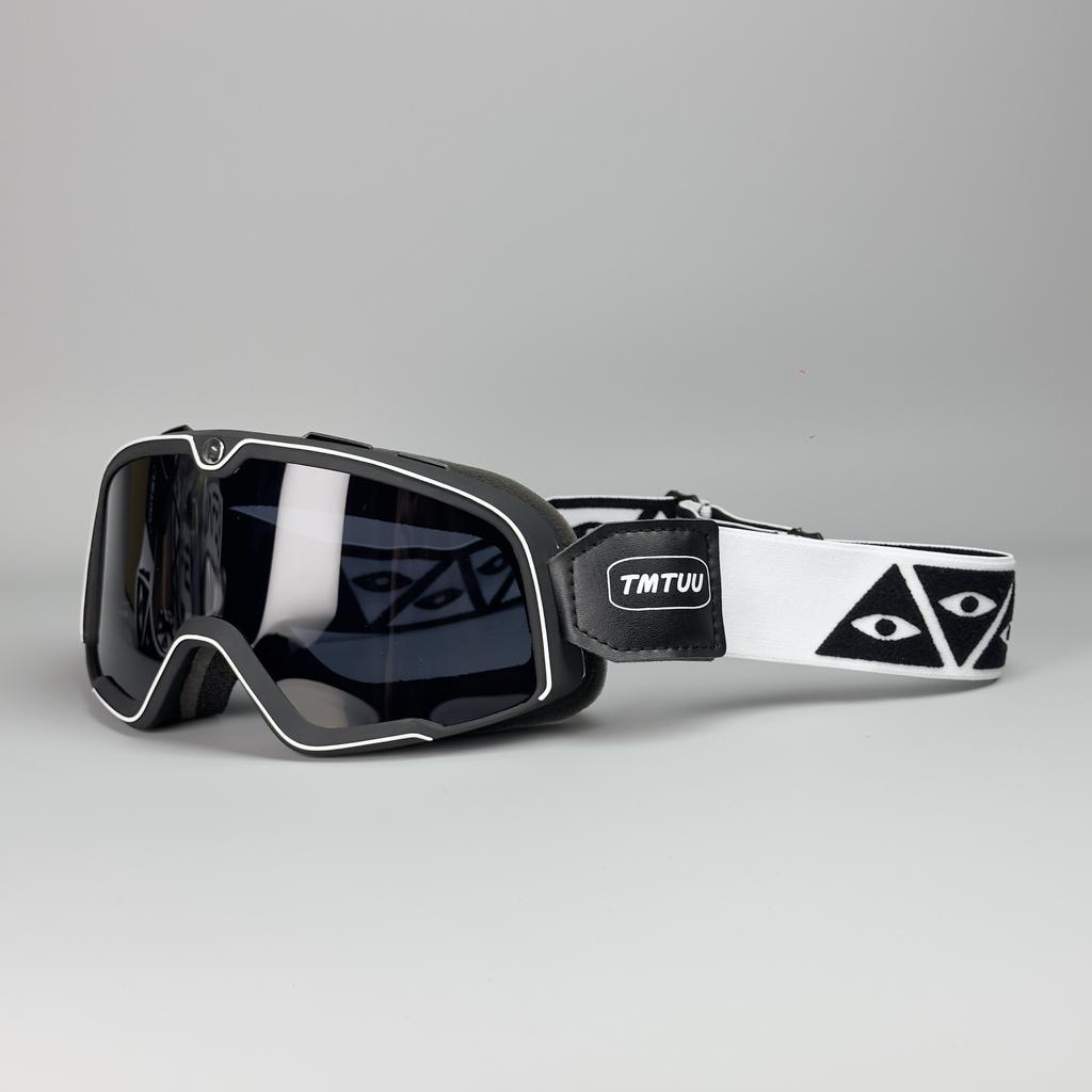 Ретро очки для езды на мотоцикле Cafe Racing Motorcycle MX ATV Classic Ветрозащитные очки Солнцезащитные очки для бездорожья Очки для катания на лыжах Уличные очки унисекс